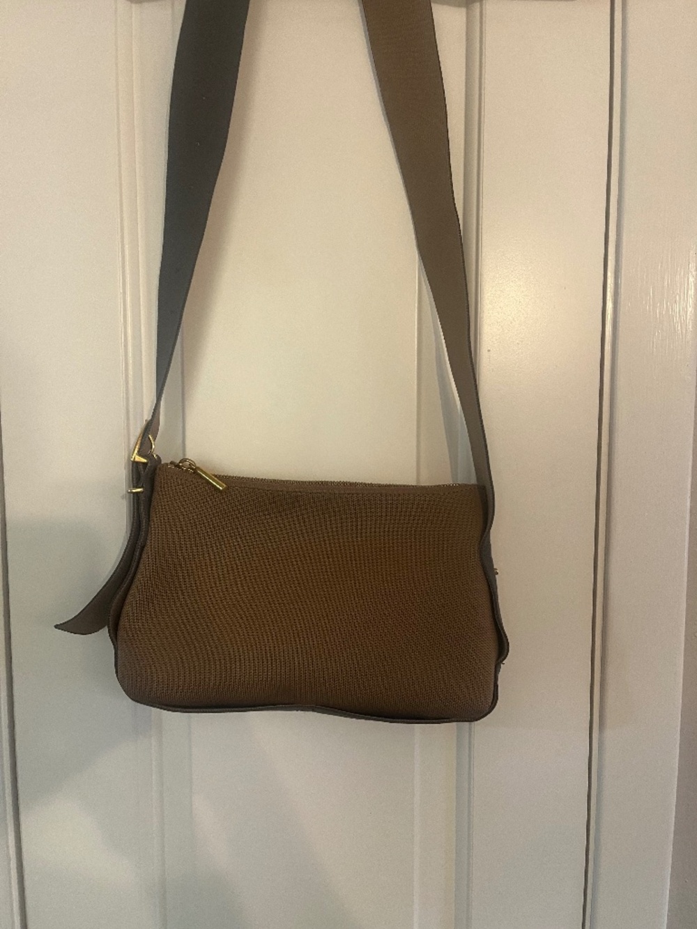 Cuyana Knit Crossbody Purse